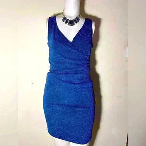 👗 NWOT Glitter Blue Dress